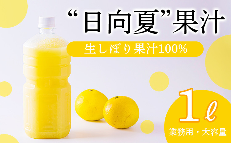 
            宮崎県の特産柑橘 日向夏の手搾り果汁1L(業務用)  [保存料不使用12000円 ワンストップオンライン] TF0820-P00074
          