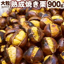 【ふるさと納税】【 谷口農場 】 大粒 熟成 焼き栗 900g ( 2Lサイズ ) 300g × 3袋 完熟 栗 くり クリ 栗ごはん 果物 フルーツ　数量限定