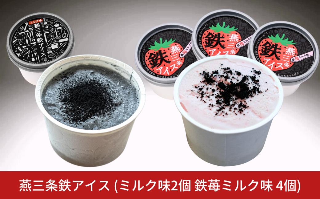 
            燕三条鉄アイス (ミルク味2個 鉄苺ミルク味 4個) アイス 鉄粉 越後姫 chillfull-ちるふる- ギフト プレゼント 取り寄せ【012S140】
          