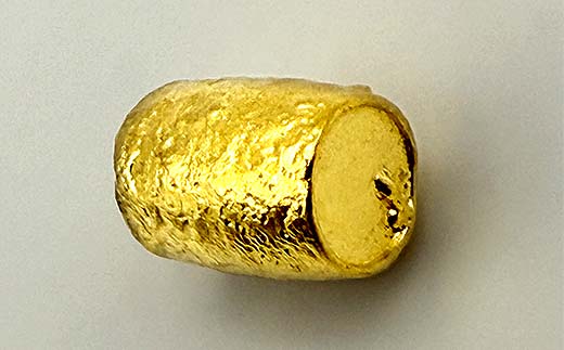FYN5-025 西川町 工芸品 純金(K24)西川町のワイン樽 5.0g 純金 金金 金 24金 K24 K ゴールド 日本製 ハンドメイド 手作り 置物 オブジェ 貴金属 ジュエリー 贈答 贈り物