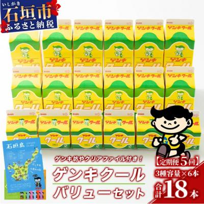 ふるさと納税 石垣市 【ふるさと納税限定】【定期便_5回】ゲンキクールバリューセット【八重山ゲンキ乳業】GN-1_5t