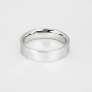 純チタン平打リング (幅2.5mm) 8号 | アクセサリー リング