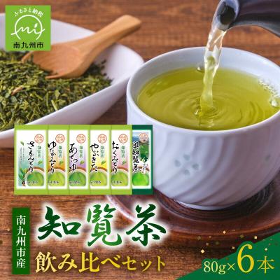 ふるさと納税 南九州市 6種を味わえる!知覧茶飲み比べセット
