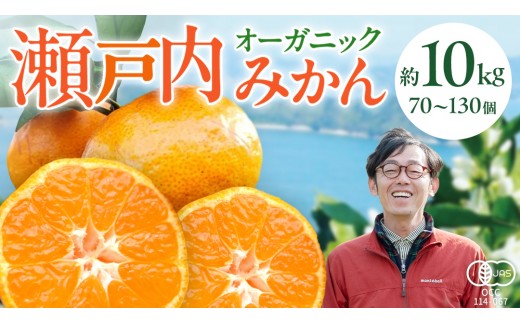 
                  オーガニック 瀬戸内みかん 先行予約 甘酸っぱい 小玉 皮も使える 有機JAS認証 20年以上取得 中原観光農園 約10kg (70～130個程度) 国産 広島 大崎上島町産 【 2026年 10月 中旬～1月 発送 】
                