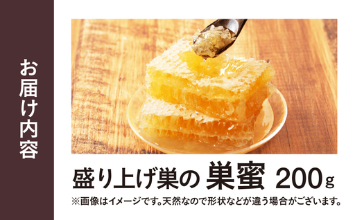 はちみつたっぷり巣蜜≪200g≫ 蜂蜜 はちみつ 国産 非加熱 純度100% 巣蜜 盛り上げ巣 常温 はちみつ ハチミツ 蜂蜜 ハニー 蜜切れ セット ハチミツセット 贈答 プレゼント 贈り物 貴重 