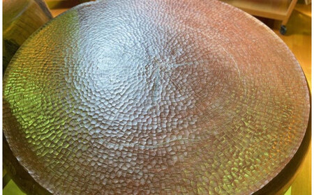 【1点限り】『秦心工房』ブビンガかたまりテーブル＜配送不可：北海道・沖縄・離島＞ 工芸品 手作り ハンドメイド 手仕事 手彫り テーブル インテリア 貴重 ブビンガ 家具 職人技 福岡県 八女市 11