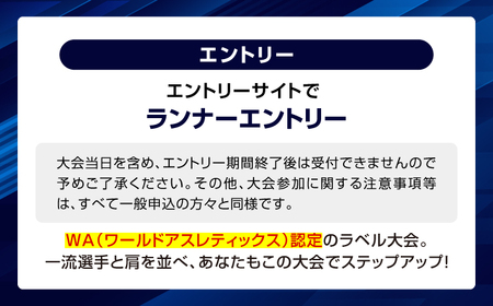 高橋尚子杯 ぎふ清流ハーフマラソン2026出走権1名分（ゼッケン事前送付、パーク＆ライド券含む）スポーツ マラソン 岐阜 岐阜市/高橋尚子杯ぎふ清流ハーフマラソン実行委員 [ANDX001]