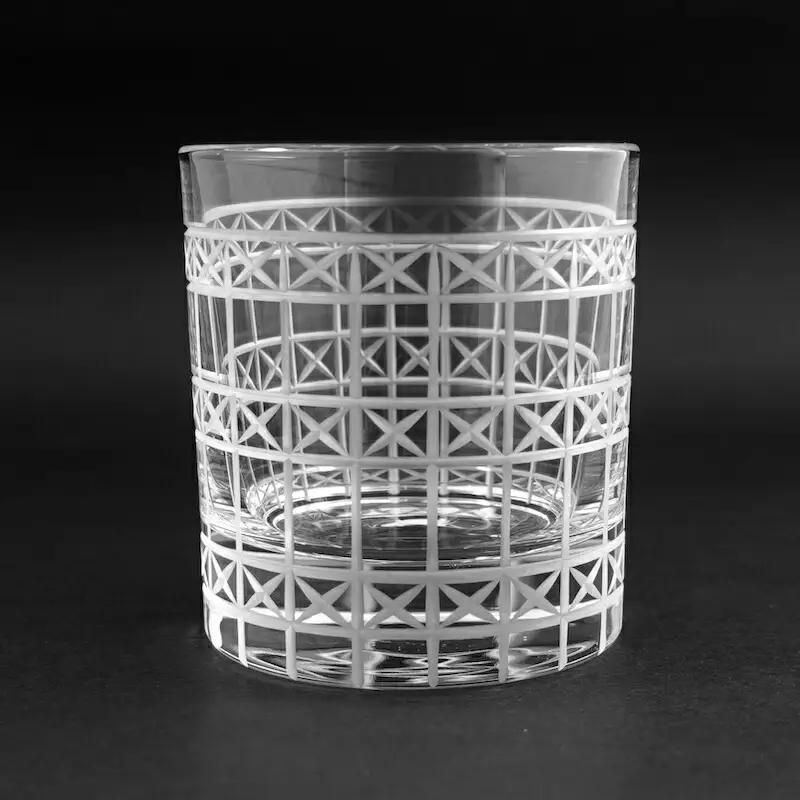 浅草切子 Bar’s Glass「バッキンガム オールド」2個セット 化粧箱入り_0012-045-T04