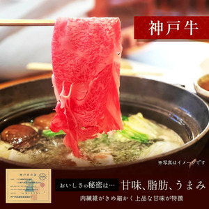 神戸牛 すき焼き&しゃぶしゃぶセット【モモ】500g 　033WS01N.／ 和牛セレブ 神戸ビーフ 高級 牛肉 国産 BBQ バーベキュー 焼肉 ギフト 贈答品 贈り物 