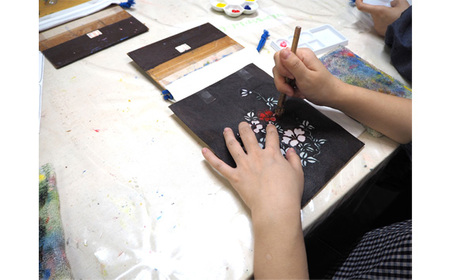 No.493 ちちぶ銘仙館　コースター織り、型染め、藍染めの3つの体験セット