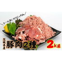 【ふるさと納税】茨城県産 豚 小間切 ひき肉 計2kg 各5パック×200g お肉 豚肉 小間切 ひき肉 う〜んまいから！くっちみ〜　お肉・豚肉・小間切・ひき肉