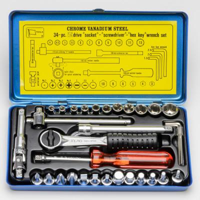 ふるさと納税 東大阪市 ソケットレンチセット F234M-F　　　　　差込角1/4inch(6.3mm)