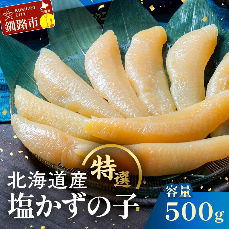 【ふるさと納税】北海道産 塩数の子 500g 年末 年始 正月 特選 数の子 かずのこ カズノコ 魚卵 魚介類 マルア阿部商店特選 厳選 塩漬け 冷蔵 グルメ 食べ物 つまみ おつまみ お祝い お取り寄せ にしん ニシン 魚介 海産 海の幸 ご飯のお供 酒のあて 北海道 釧路市 送料無料