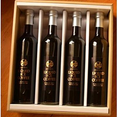ふるさと納税 本巣市 瓶詰アイスコーヒーリキッド500ml×4本ギフトセット(ビター2本/スイート2本)無糖 |  | 03