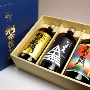 指宿酒造 芋焼酎 利右衛門(りえもん) ３本セット(ひご屋/012-1275)