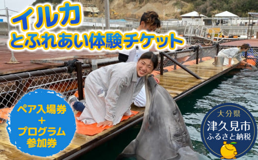 【つくみイルカ島】イルカと遊ぼうFor Kids（イルカとふれあい体験チケット） | イルカ島 イルカ体験チケット いるかチケット うみたま体験チケット レジャーちけっと アクティビティ 動物ふれあい 体験チケット レジャーチケット アクティビティ 動物ふれあい 大分県産 九州産 津久見市 熨斗対応