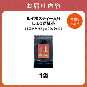 しょうが紅茶（ルイボスティー入） 1袋 香楽園製茶 健康茶 茶葉 ティーバッグ 031-26