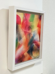 【青木芳恵】笑顔を届ける絵『カクテル』（キャンバス印刷＋BOX額＋UVカット） カクテル_OS146-0017
