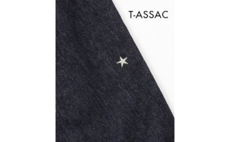 【全2サイズ】T-ASSACレディースジーンズ「WIDE/INDIGO」（ワイド） サイズ：1