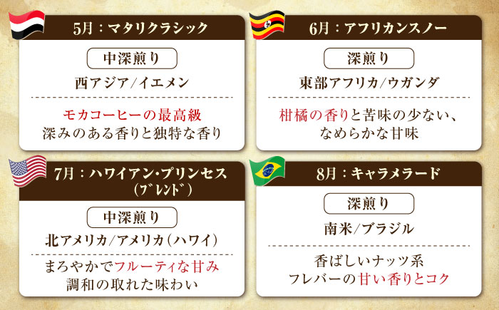 【全12回定期便】コーヒー 珈琲 島の焙煎所おすすめ『能美島ビターブレンドセット』コーヒー豆 全13種 コーヒー 珈琲 自家焙煎 ドリップ ブレンド 広島県産 江田島市/Coffee Roast Se