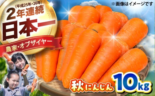 【先行予約】【2027年1月発送】秋にんじん10kg / にんじん ニンジン 野菜 β-カロテン ジュース用 食物繊維 抗酸化作用 臭み少ない 栄養満点 熊本県産 菊陽町【株式会社 まゆみ農園】[BHCW006]