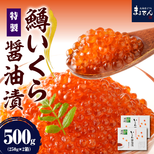 【2026年2月上旬以降発送】えりも【マルデン特製】鱒イクラ醤油漬250g×2箱【er002-047-b】