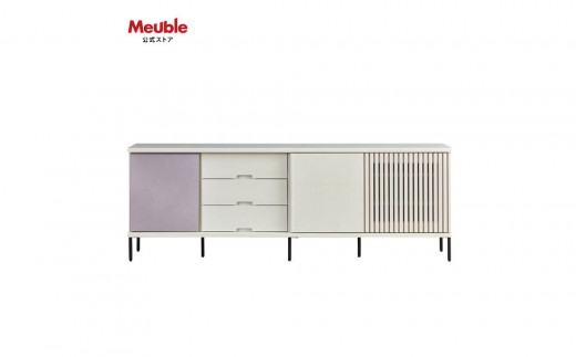 AGUERO アゲロ 200cm サイドボード ＜オークホワイト＞  【モーブル】【大川家具】