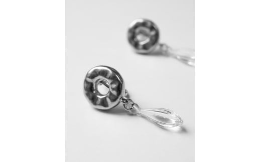 HARIO イヤリング アメ HANS-AM-E-NF｜耐熱 ガラス アクセサリー ハリオ 職人 繊細 フォーマル カジュアル きれいめ おしゃれ 20代 30代 40代 贈答 プレゼント ギフト 贈