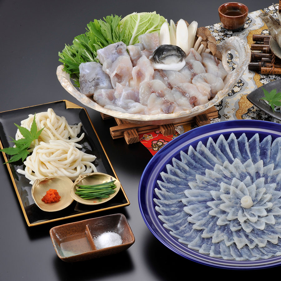 ＜ふく太郎本部＞天然ふく料理コース(4人前)