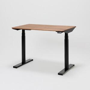 【トレーセット】サイズオーダー可 電動昇降 学習机 プレディデスク ウォールナット