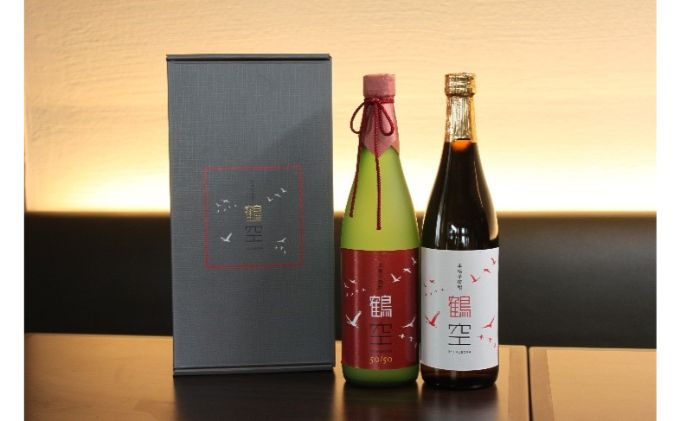 【ふるさと納税】本格芋焼酎 鶴空 720ml 2本 セット 化粧箱 詰め合わせ 芋焼酎 お酒 酒 アルコール 焼酎 いも サツマイモ 紅はるか 紅あずま 飲み比べセット 飲み比べ ギフト 贈り物 プレゼント ギフトボックス 千葉 千葉県 成田市