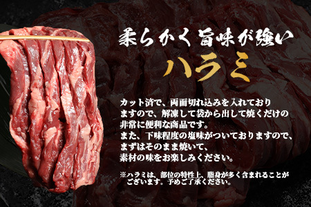 人気セット！ 厚切り 牛 ハラミ ステーキ＆ 厚切り 牛タン 【合計 1㎏ 】 焼肉 バーベキュー キャンプ アウトドア 牛たん ハラミ 焼き肉 カット済み 塩味 牛肉 肉 冷凍 パック 067-06