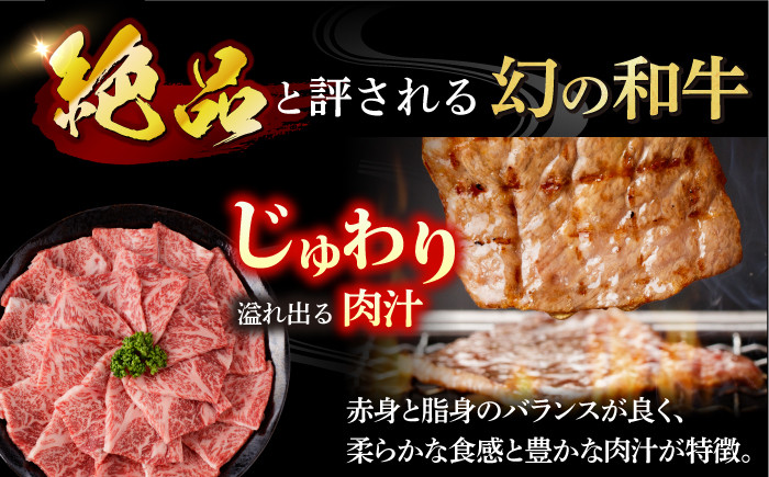 【全6回定期便】五島牛 ローススライス 約500g / 牛肉 和牛 長崎和牛