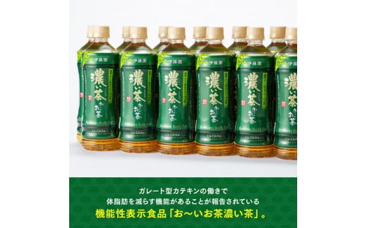 ※2025/06/30まで※おーいお茶　濃い茶600ml×48本PET【緑茶 お茶 ペットボトル セット 備蓄 ソフトドリンク ケース お～いお茶】 [D07379]
