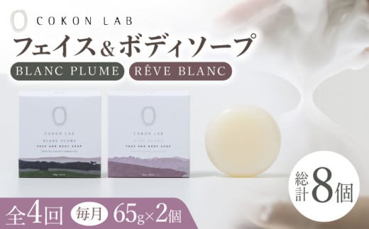 【全4回定期便】COKONLAB フェイス＆ボディソープ BR2個セット【株式会社 あつまるホールディングス NSP山鹿工場】 [ZBR031] 化粧品 コスメ 美容 国産 ボディケア ハンドケア