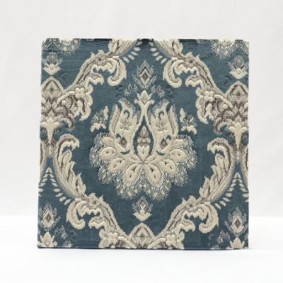 ふるさと納税 九度山町 金華山織 ファブリックパネル ベニス ブルー O模様 1枚 約27cm×27cm