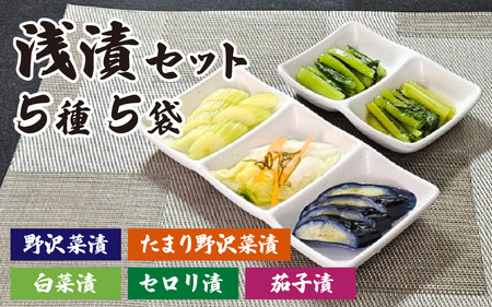 【漬物セット】浅漬セット 5種5袋