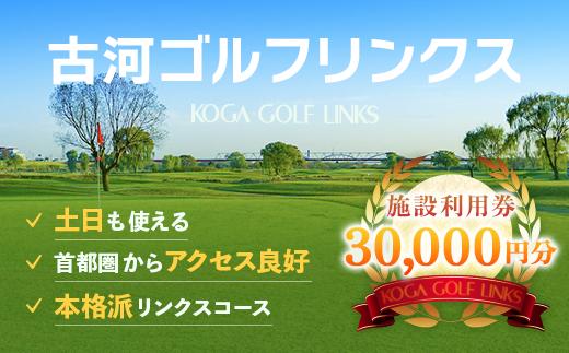 古河ゴルフリンクス 施設利用券 30,000円分（1,000円×30枚）｜ゴルフ ゴルフ場 ゴルフプレー券 ゴルフ利用券 利用券 プレー券 チケット クーポン 体験 関東 茨城県 古河市 古河 _DP19