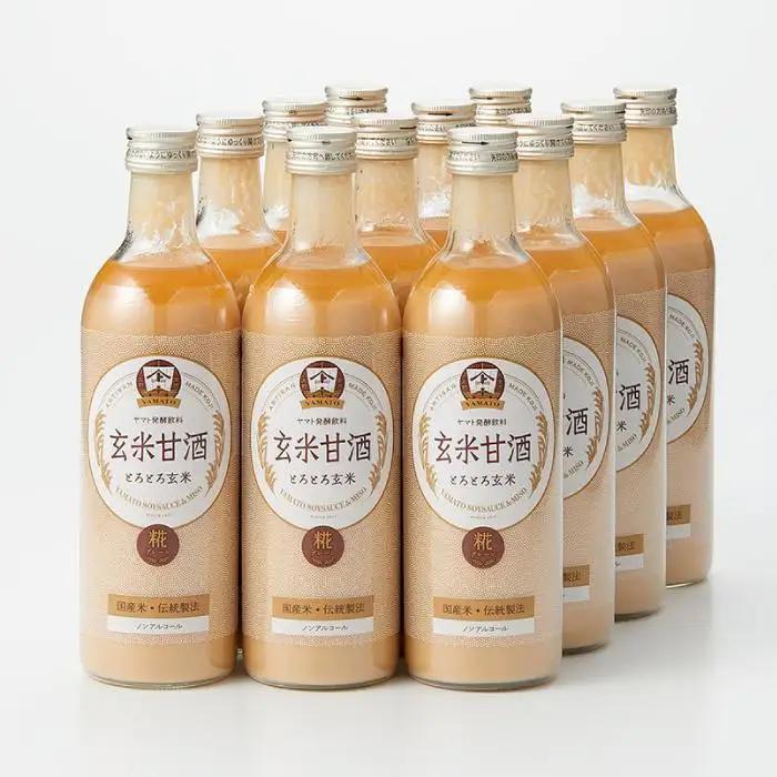 糀からの贈り物・玄米甘酒490ml 12本セット