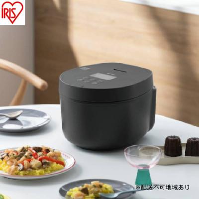 ふるさと納税 大河原町 IHジャー炊飯器 5.5合 RC-ILA50-B ブラック　アイリスオーヤマ[53753350]