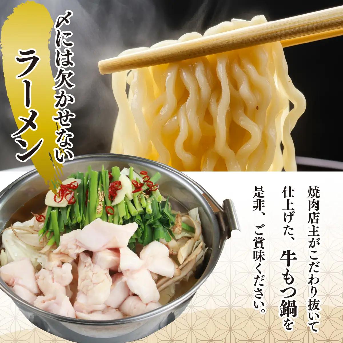 牛もつ鍋 濃縮魚介スープ付 2人前 [A-082002]