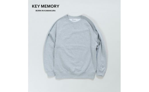 《0》【KEYMEMORY 鎌倉】ガゼットトレーナー GRAY