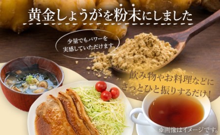 黄金しょうが粉末50g×3袋セット - 送料無料 生姜 ジンジャー のし対応不可 数量限定 ジンジャーパウダー 生姜粉末 からだぽかぽか 冷え症対策 国産 特産品 高知県 香南市【常温】 Xnb-00