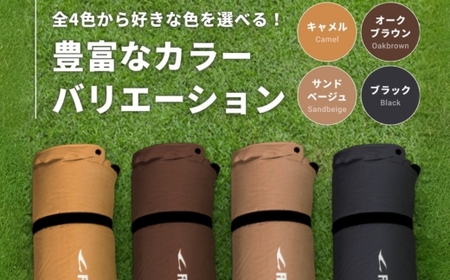 マルチエアマットNEOLUX(キャメル)　アウトドア　キャンプ　フェス　防災に