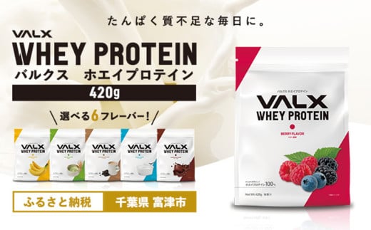 【7営業日以内発送】VALX ホエイ プロテイン ベリー バルクス 420g フレーバー 人気 国産 筋トレ トレーニング フィットネス 美容 健康 女性 ダイエット トレーニング 運動
