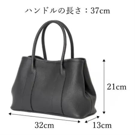 HEDGE たつの市産本革のレディーストートバッグ[ティエ(Sサイズ)]シュリンクエンボスレザー【配送不可地域：沖縄県】【1736902】