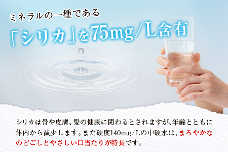 シリカ 天然水 霧島のおいしい水 2L 12本 中硬水 ミネラルウォーター シリカ水 ケイ素 常温保存 備蓄 防災 宮崎県