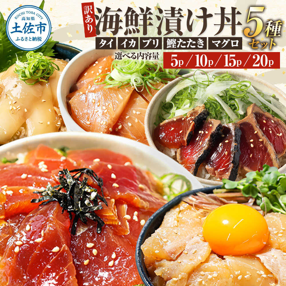 【ふるさと納税】【お中元対象】【訳あり】【選べる内容量＆配送月】 海鮮 海鮮丼 漬け丼 かつお カツオ 鰹 お中元 高知県 土佐市 かつおのたたき カツオのたたき ぶり たい まぐろ いか セット 国産 海鮮丼セット 漬け丼セット 訳あり 【企業組合宇佐もん工房】[BQAB001]