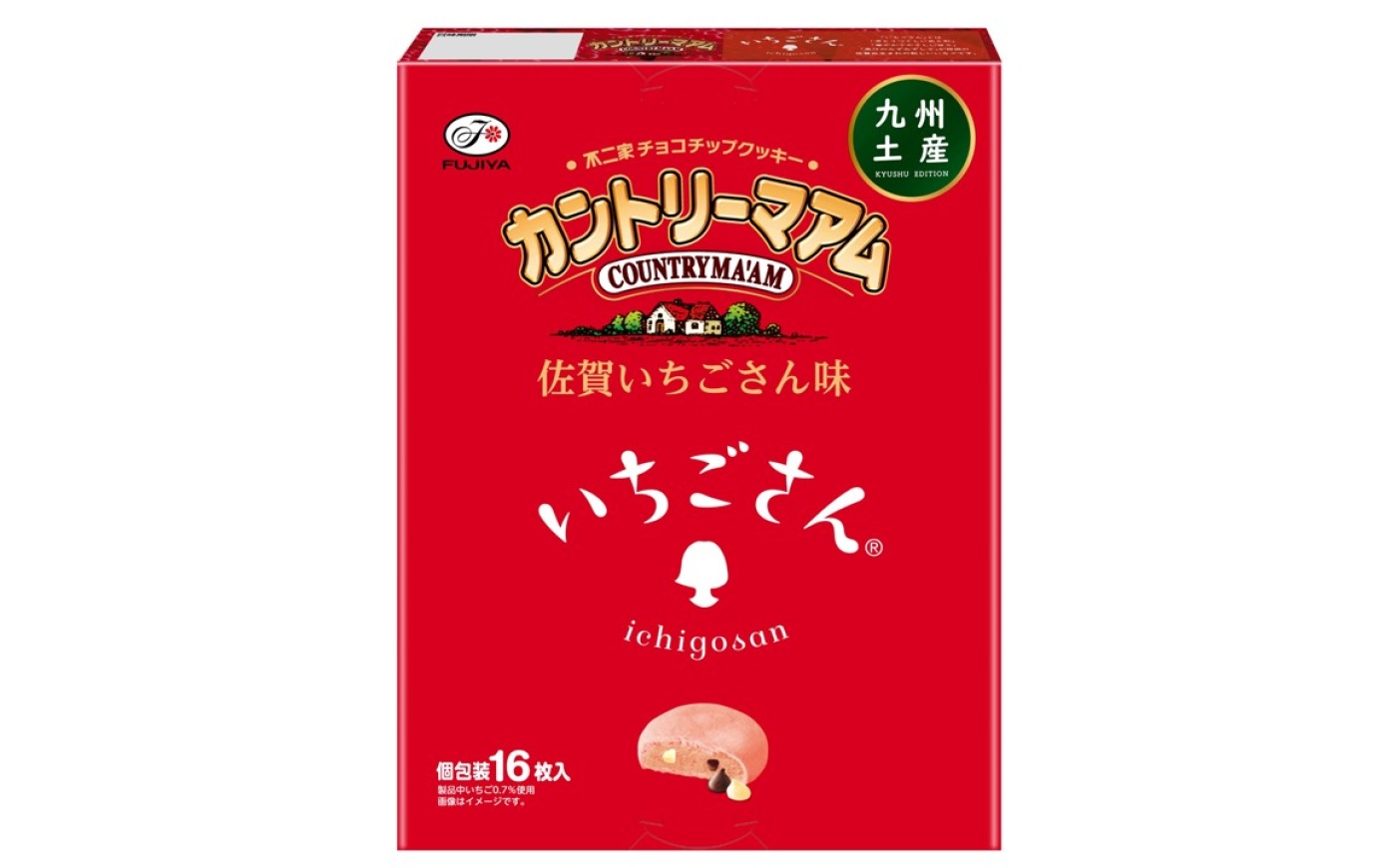 カントリーマアム（佐賀いちごさん味） 16枚入×3箱 / クッキー ご当地 お菓子 スイーツ おやつ / 佐賀県 / 株式会社不二家 [41AKAB004]