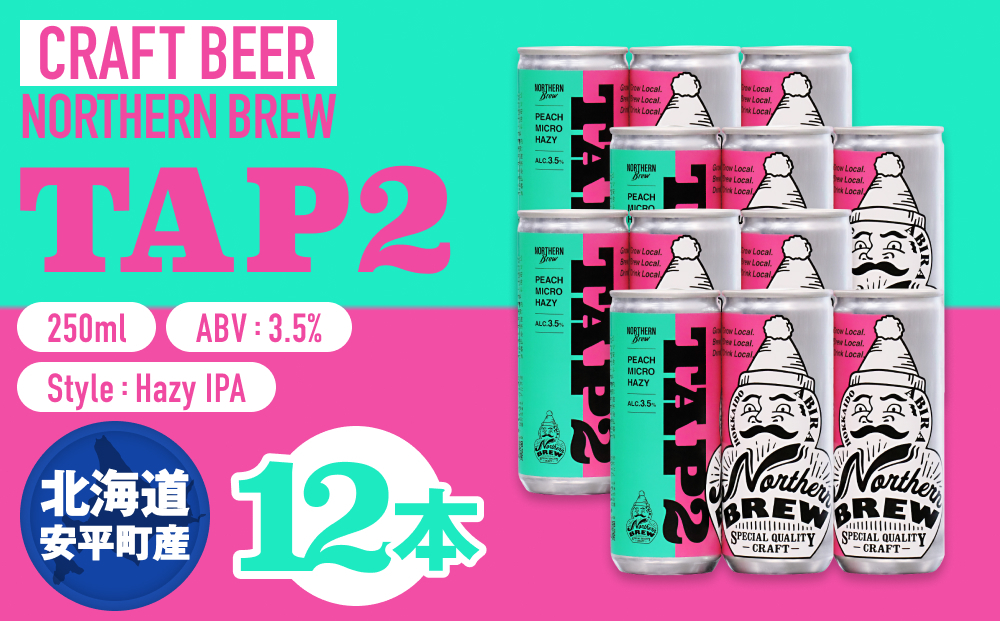 クラフトビール 250ml×12本 NORTHERN BREW ＜TAP2(PEACH MICRO HAZY)＞